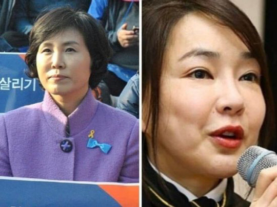 이재명 더불어민주당 대선 후보 부인 김혜경씨(왼쪽)와 윤석열 국민의힘 대선 후보 아내 김건희씨. 한준호 페이스북